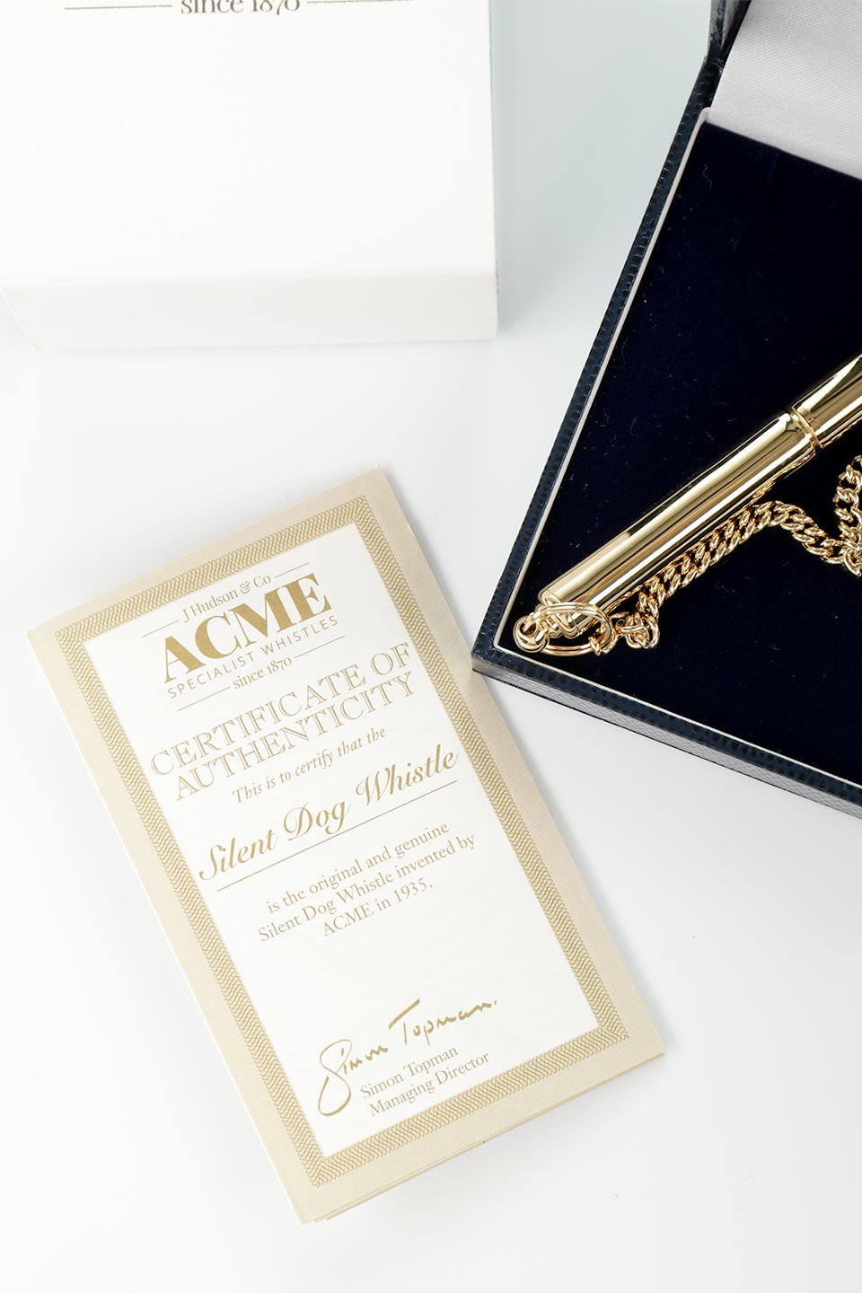Acme Silent Dog Whistle (Gold) アクメ社・サイレントドッグホイッスル(ゴールド) / Acme