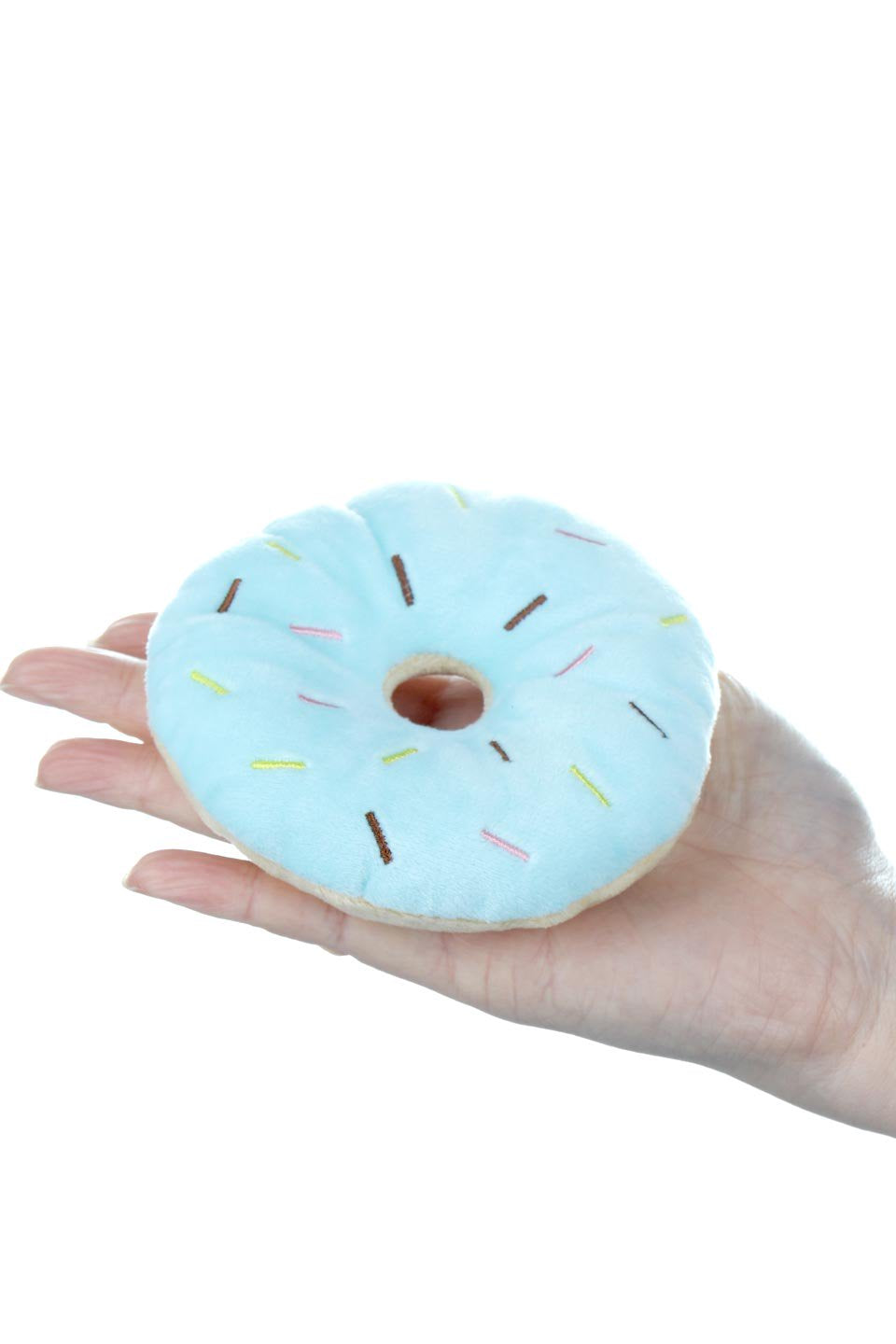 Plush Doughnut Dog Toy カラフルドーナツ・犬用オモチャ