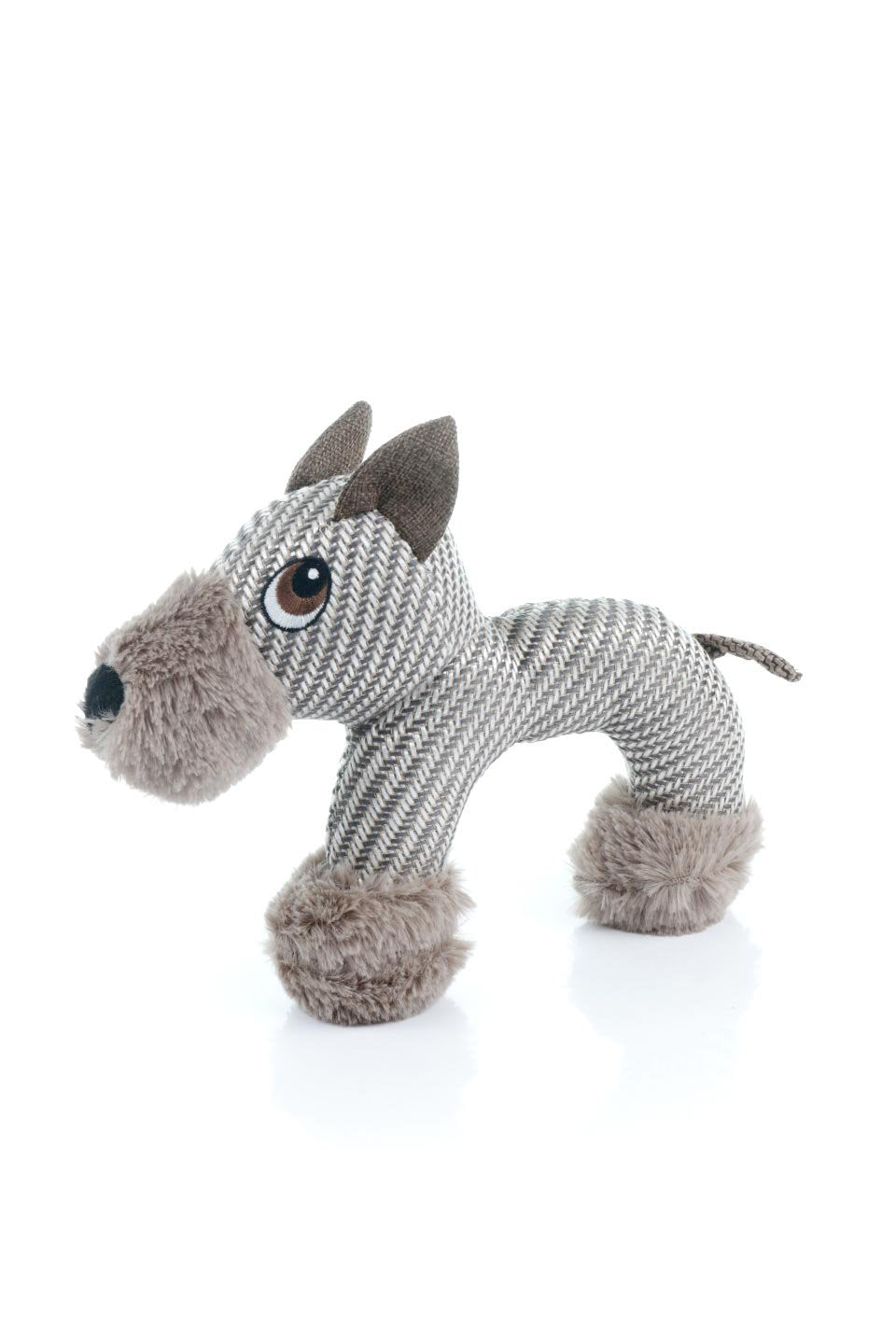 Plush Donkey Dog Toy ヘリンボーンのロバ・犬用オモチャ