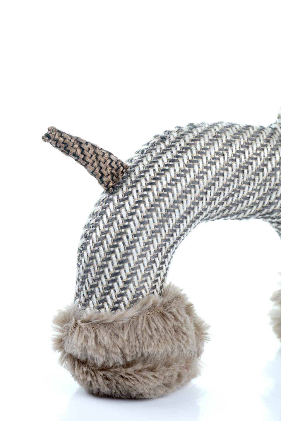 Plush Donkey Dog Toy ヘリンボーンのロバ・犬用オモチャ