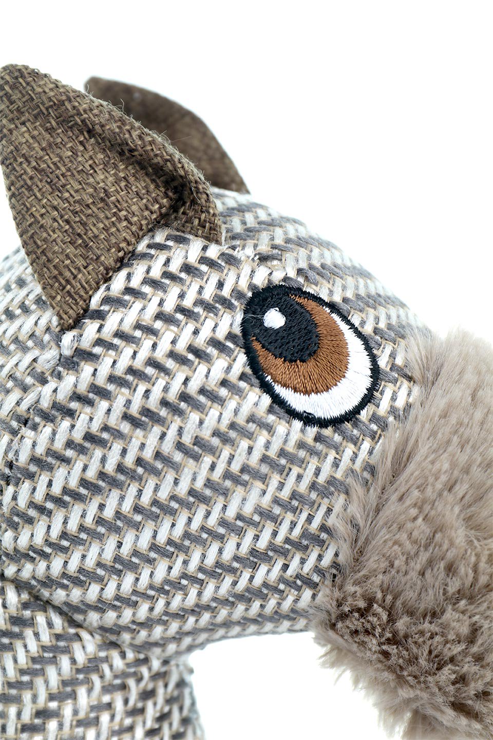 Plush Donkey Dog Toy ヘリンボーンのロバ・犬用オモチャ