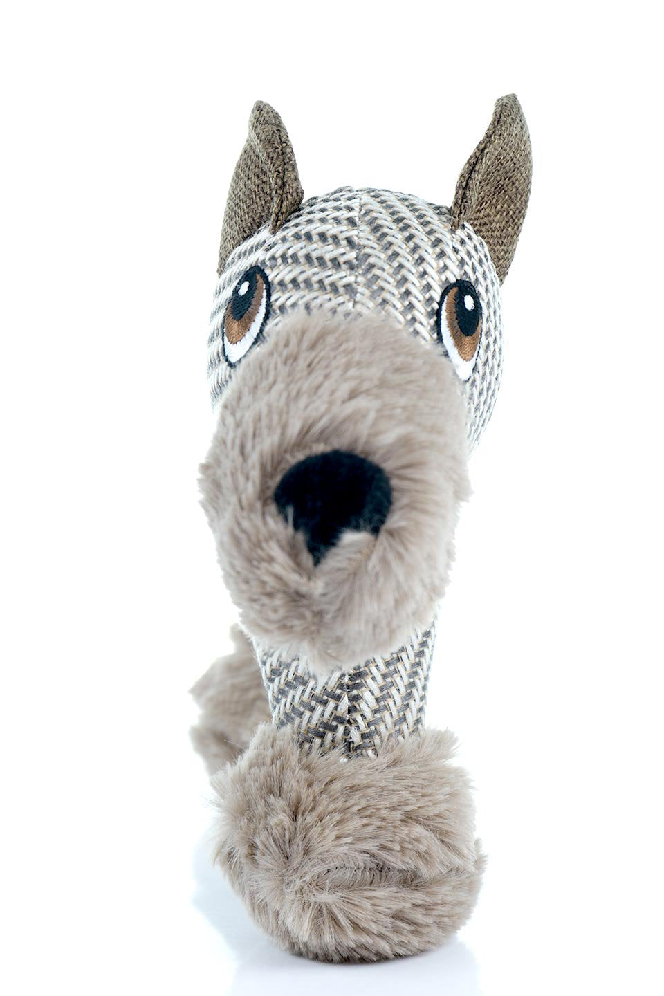 Plush Donkey Dog Toy ヘリンボーンのロバ・犬用オモチャ