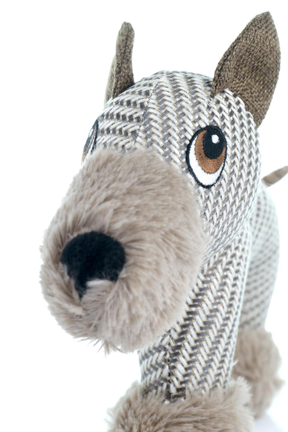 Plush Donkey Dog Toy ヘリンボーンのロバ・犬用オモチャ