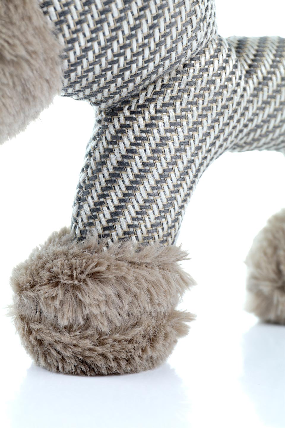 Plush Donkey Dog Toy ヘリンボーンのロバ・犬用オモチャ
