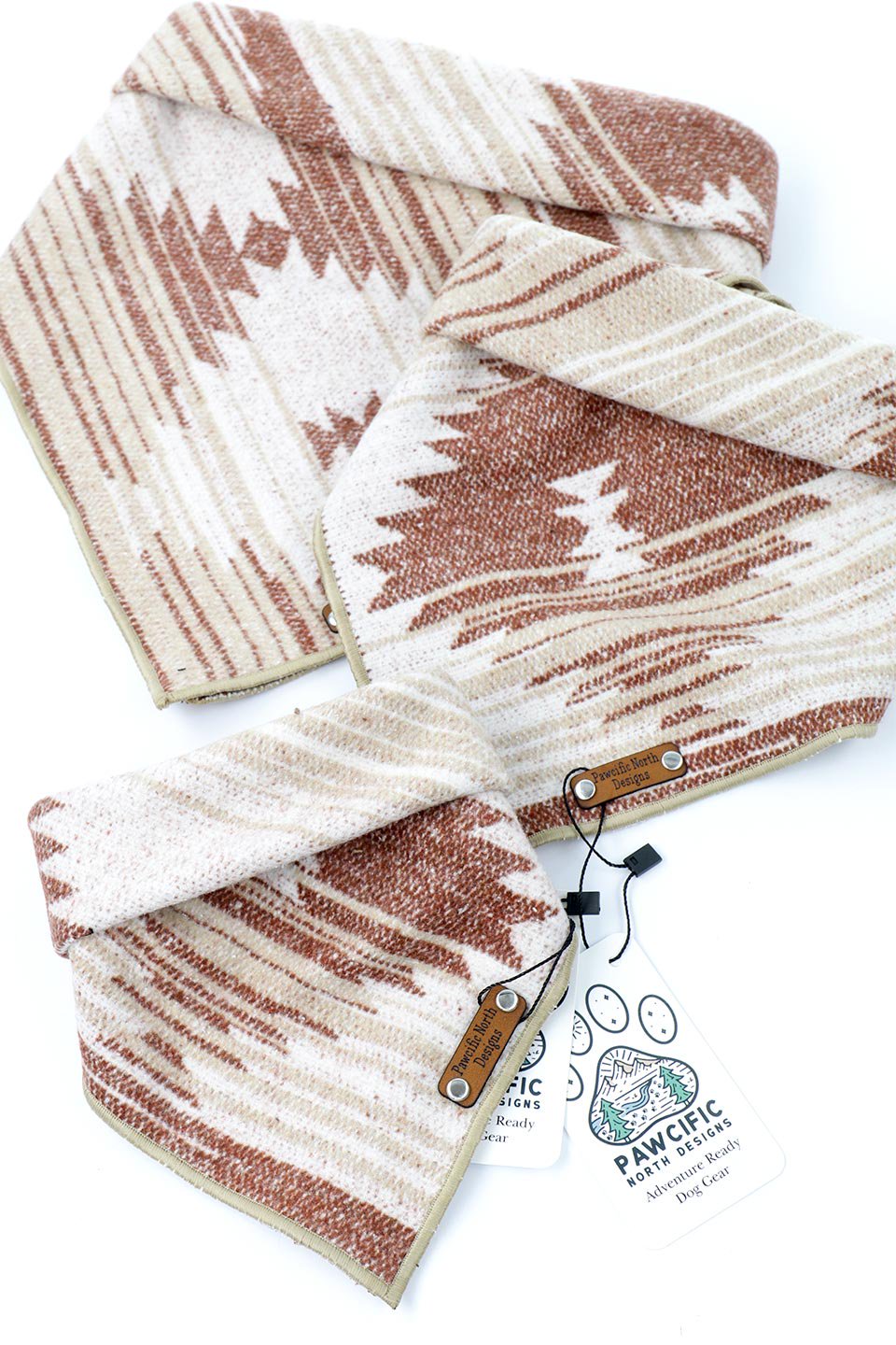Montezuma Snap On Dog Bandana モンテズマ・スナップバンダナ / Pawcific North Designs