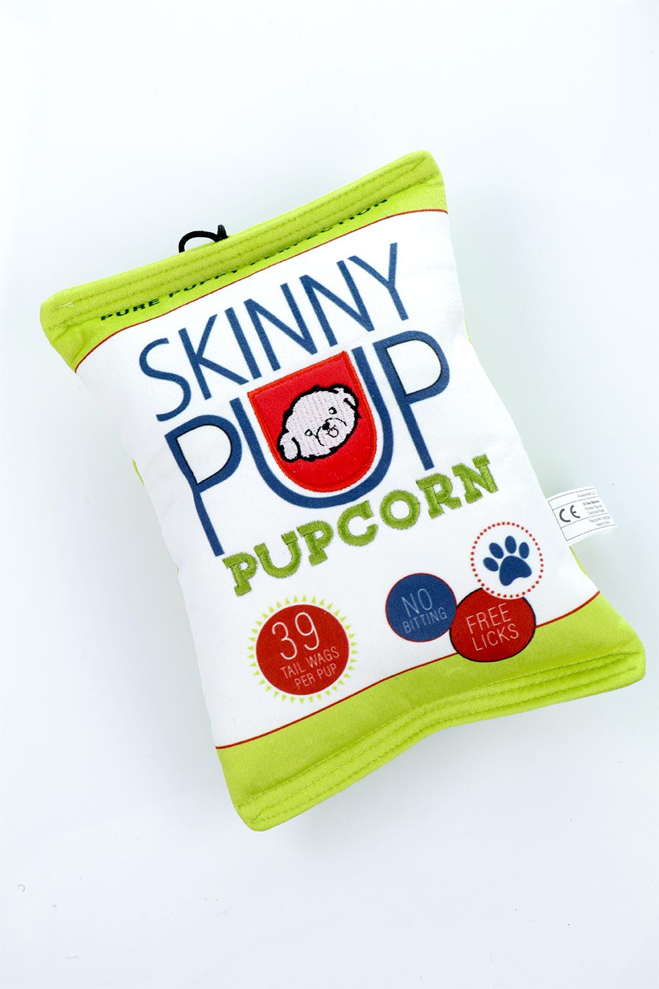 Skinny Pup Pupcorn Dog Toy (L) スキニーポップポップコーン・パロディーぬいぐるみ