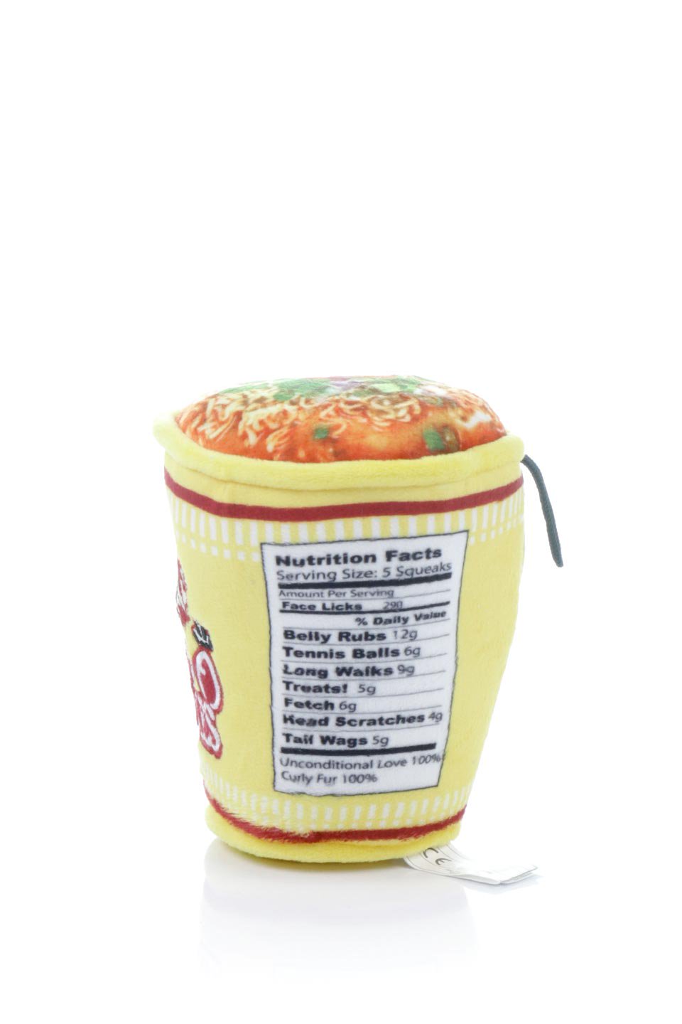 Cup O' Doodles Dog Toy (L) カップヌードル・パロディーぬいぐるみ