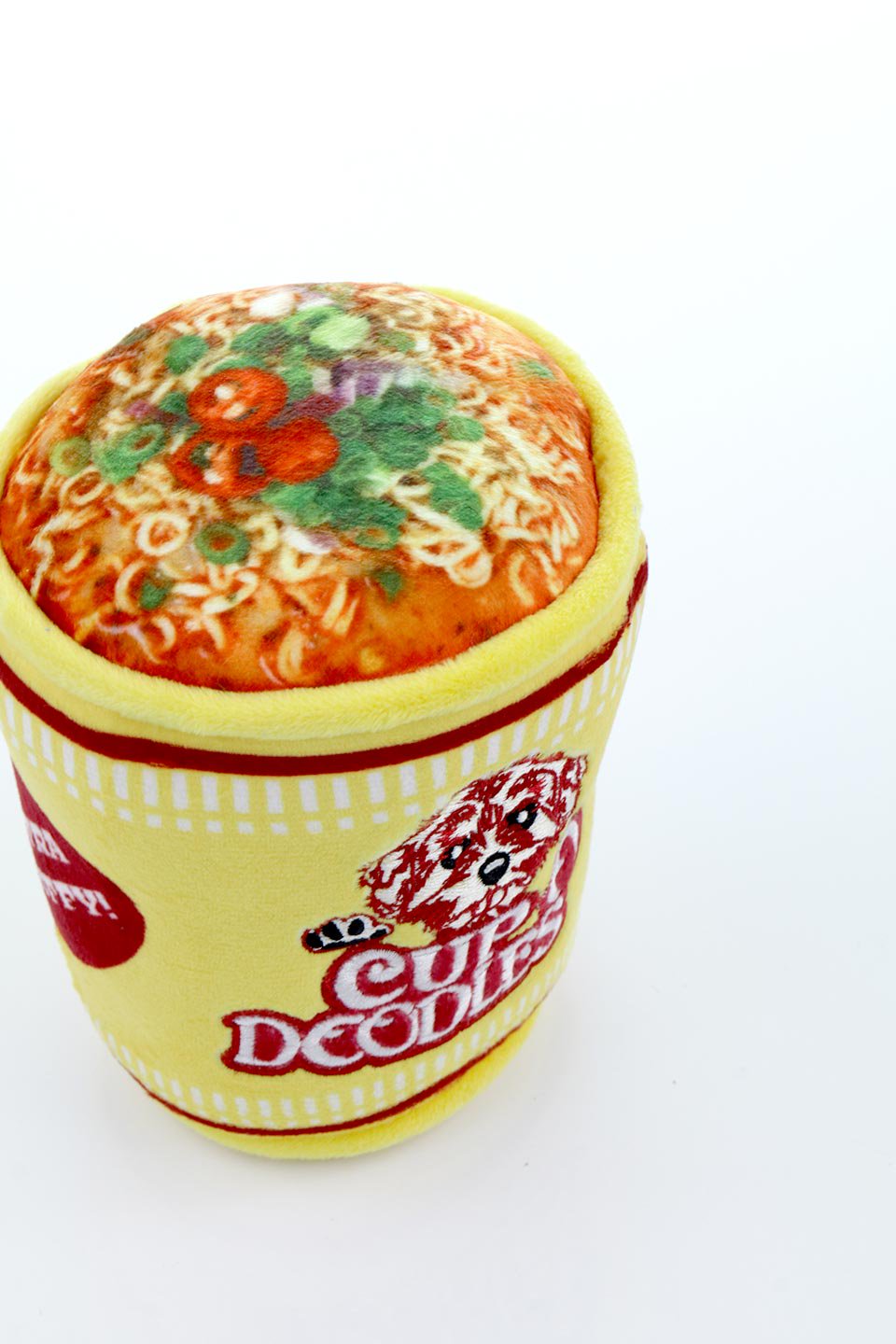 Cup O' Doodles Dog Toy (L) カップヌードル・パロディーぬいぐるみ