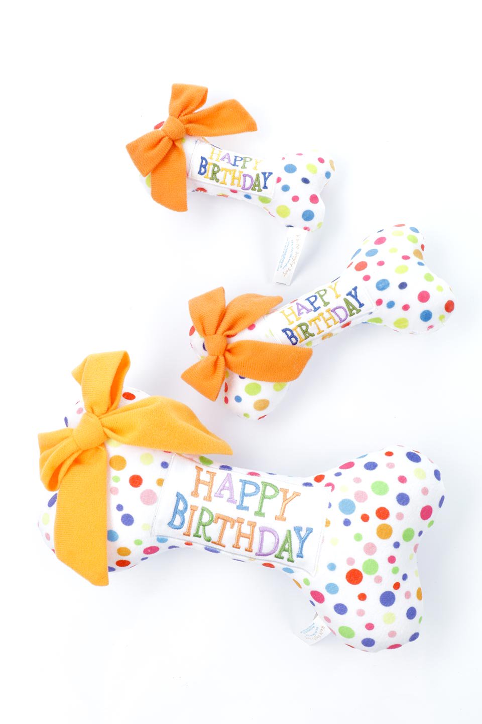 Happy Birthday Bone (XL) ハッピーバースデー・骨のぬいぐるみ
