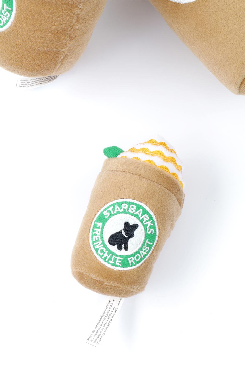 Starbarks Frenchie Roast Plush Toy (L) スターバックス・フレンチロースト・パロディーぬいぐるみ