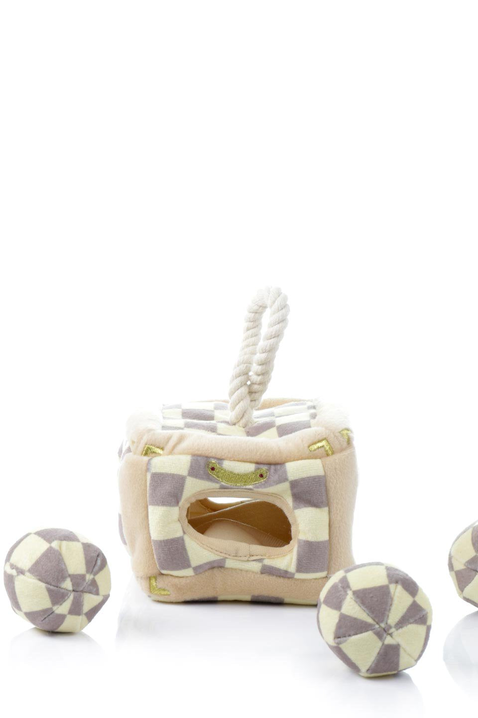 Checker Chewy Vuiton Trunk ルイヴィトン・アズール柄トランク・パロディーぬいぐるみ