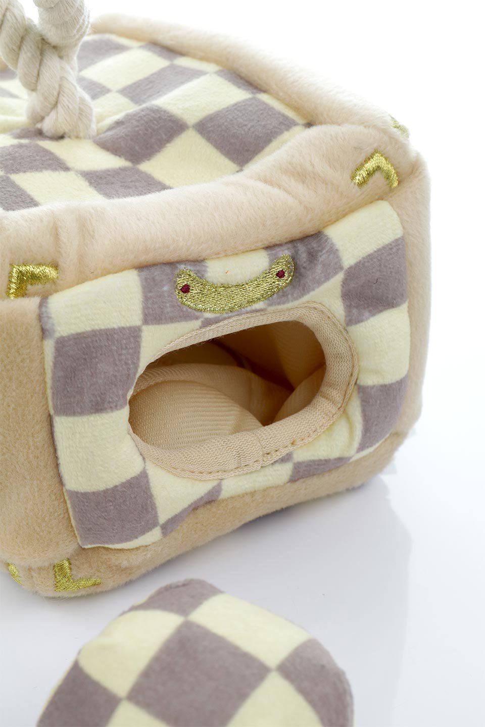 Checker Chewy Vuiton Trunk ルイヴィトン・アズール柄トランク・パロディーぬいぐるみ