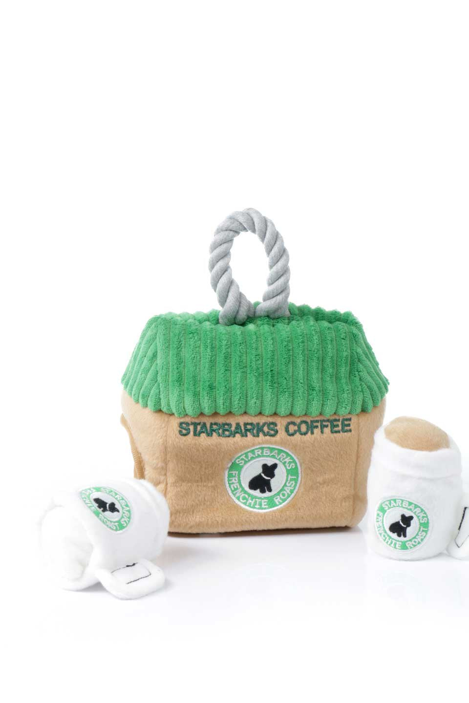 Starbarks Coffee House Interactive Toy スターバックス・パロディーぬいぐるみ
