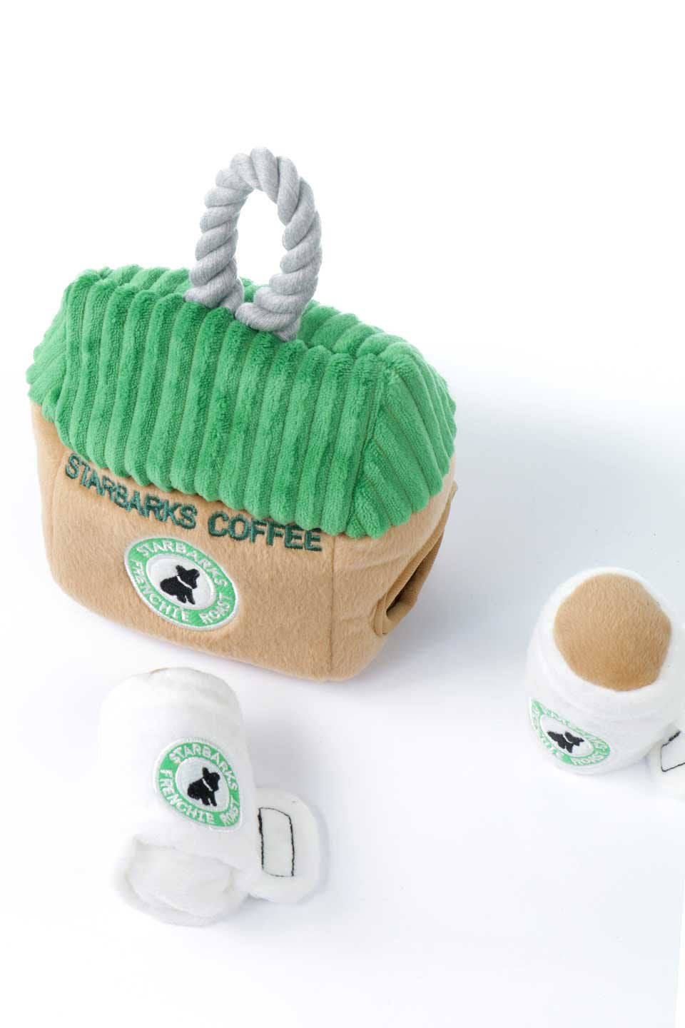 Starbarks Coffee House Interactive Toy スターバックス・パロディーぬいぐるみ