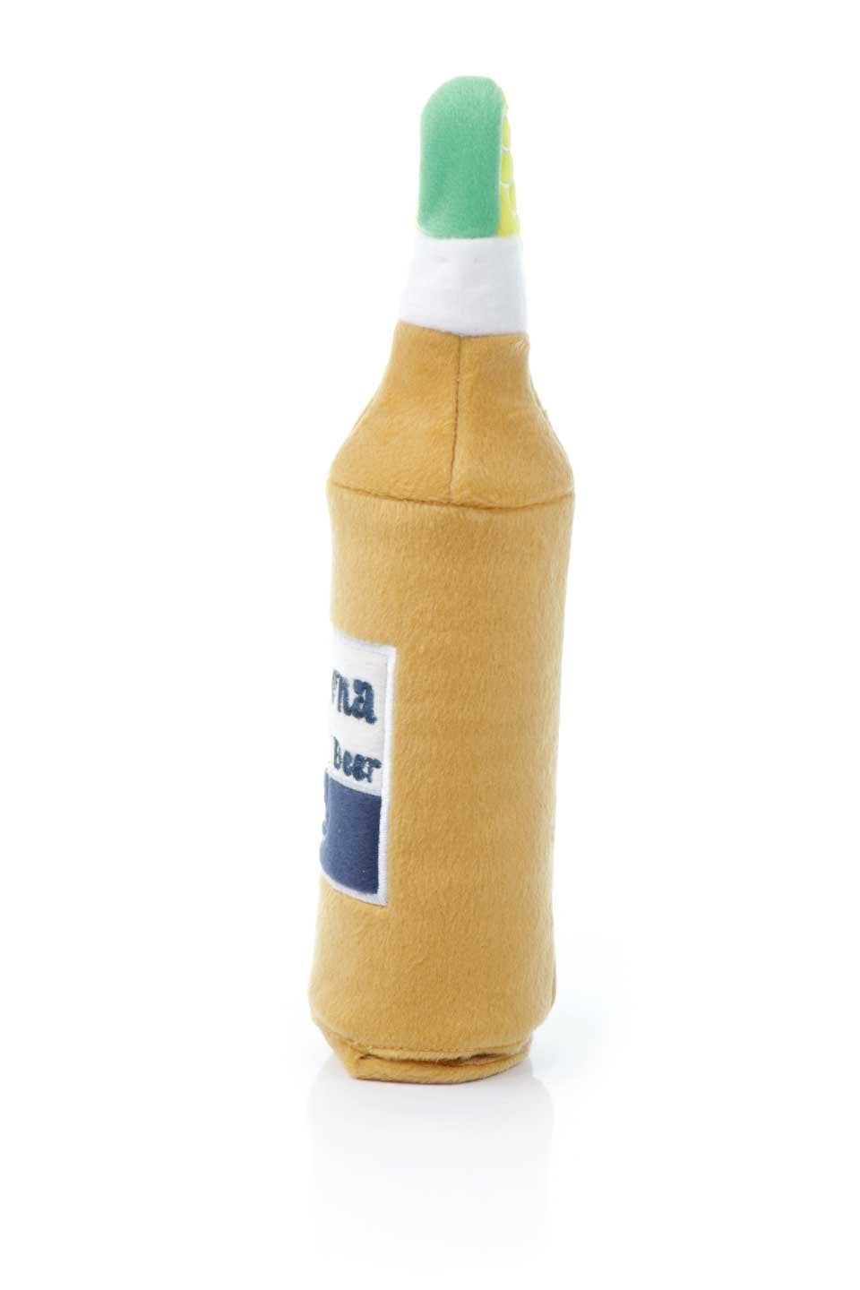Grrrona Beer Water Bottle Crackler Toy コロナ瓶ペットボトル入り・パロディーぬいぐるみ