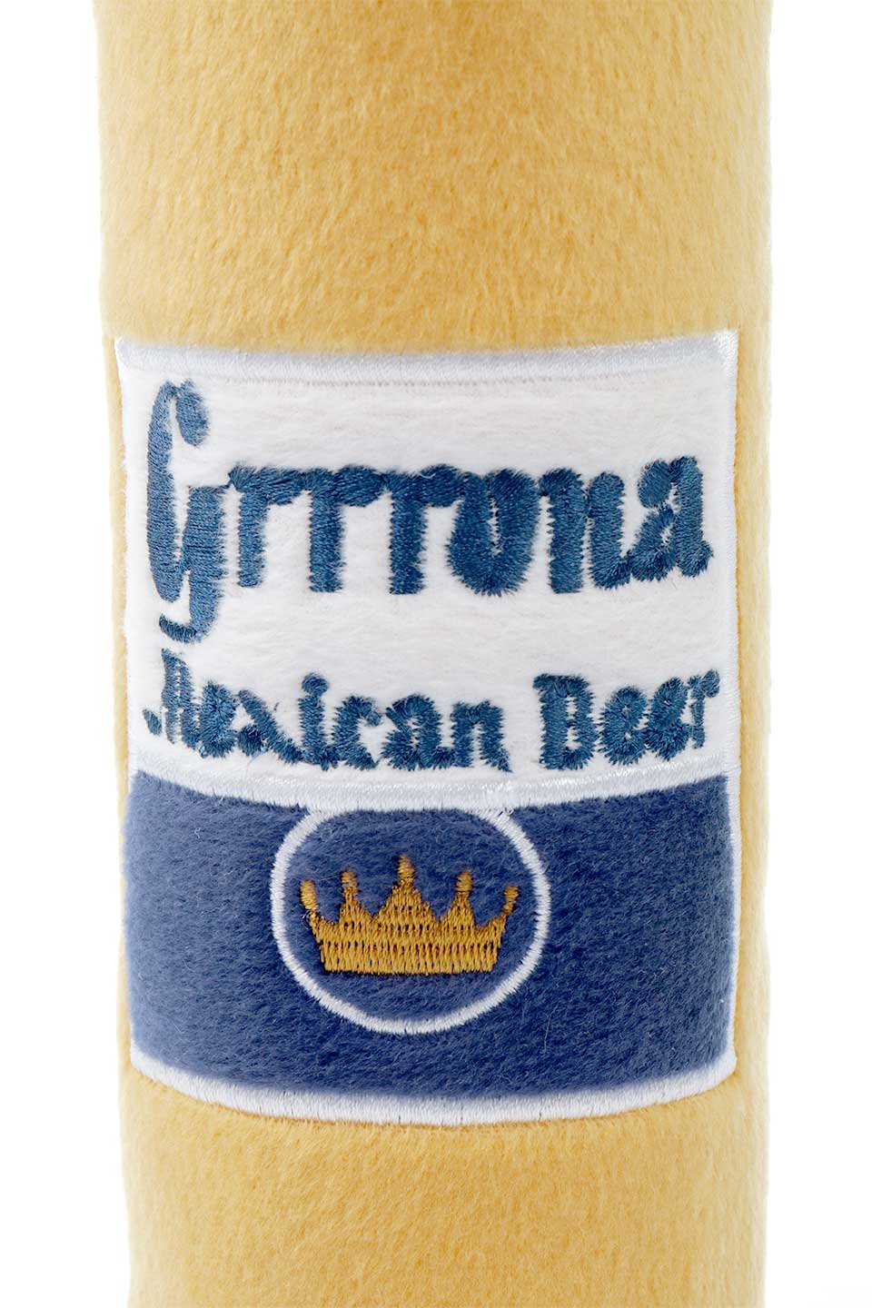 Grrrona Beer Water Bottle Crackler Toy コロナ瓶ペットボトル入り・パロディーぬいぐるみ