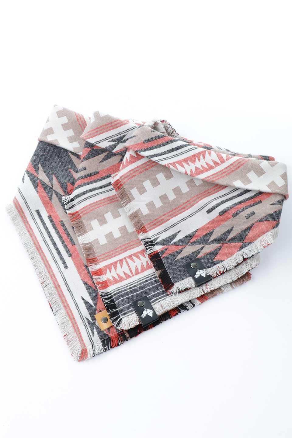Shale Luxe Fringed Flannel Dog Bandana シェール・フリンジドッグバンダナ / DOGDOG GOOSE