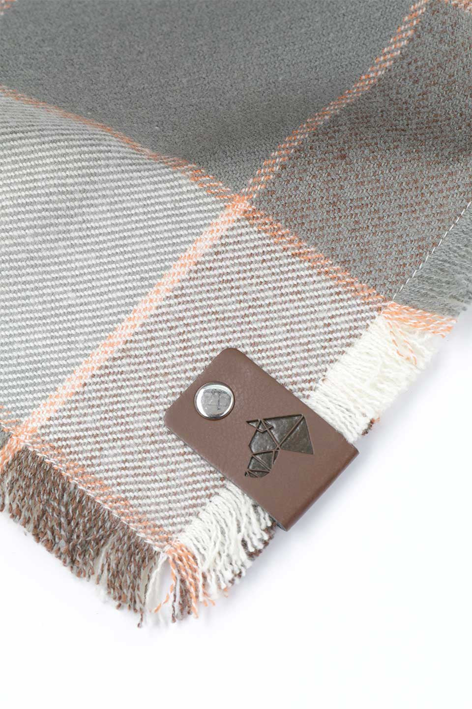 Blush Fringed Flannel Dog Bandana ブラッシュ・フリンジドッグバンダナ / DOGDOG GOOSE
