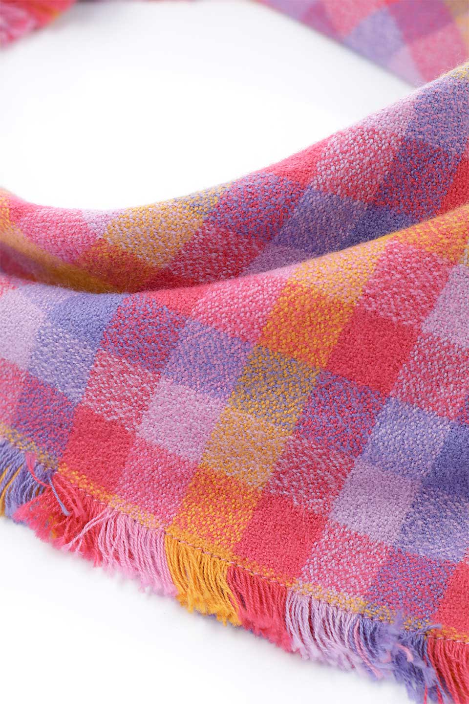 Carnelian Fringed Flannel Dog Bandana カーネリアン・フリンジドッグバンダナ / DOGDOG GOOSE