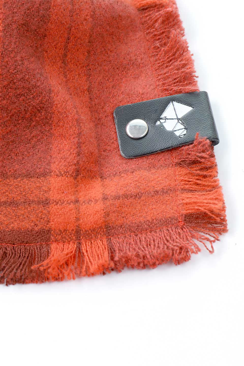 Crimson Fringed Flannel Dog Bandana クリムゾン・フリンジドッグバンダナ / DOGDOG GOOSE