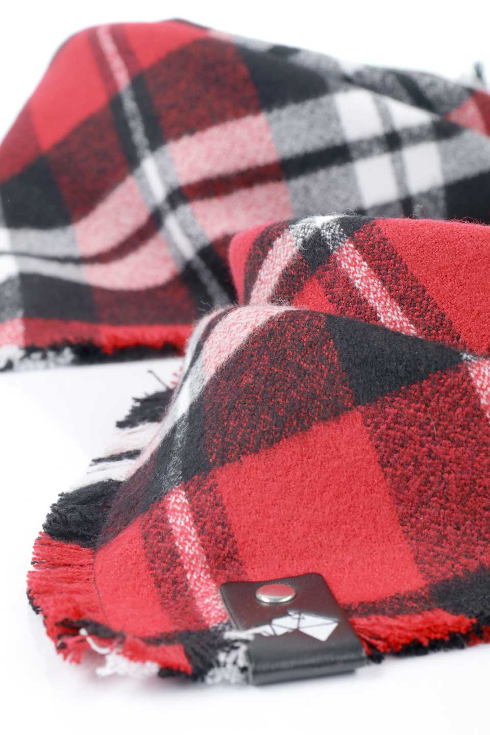 Klaus Fringed Flannel Dog Bandana クラウス・フリンジドッグバンダナ / DOGDOG GOOSE