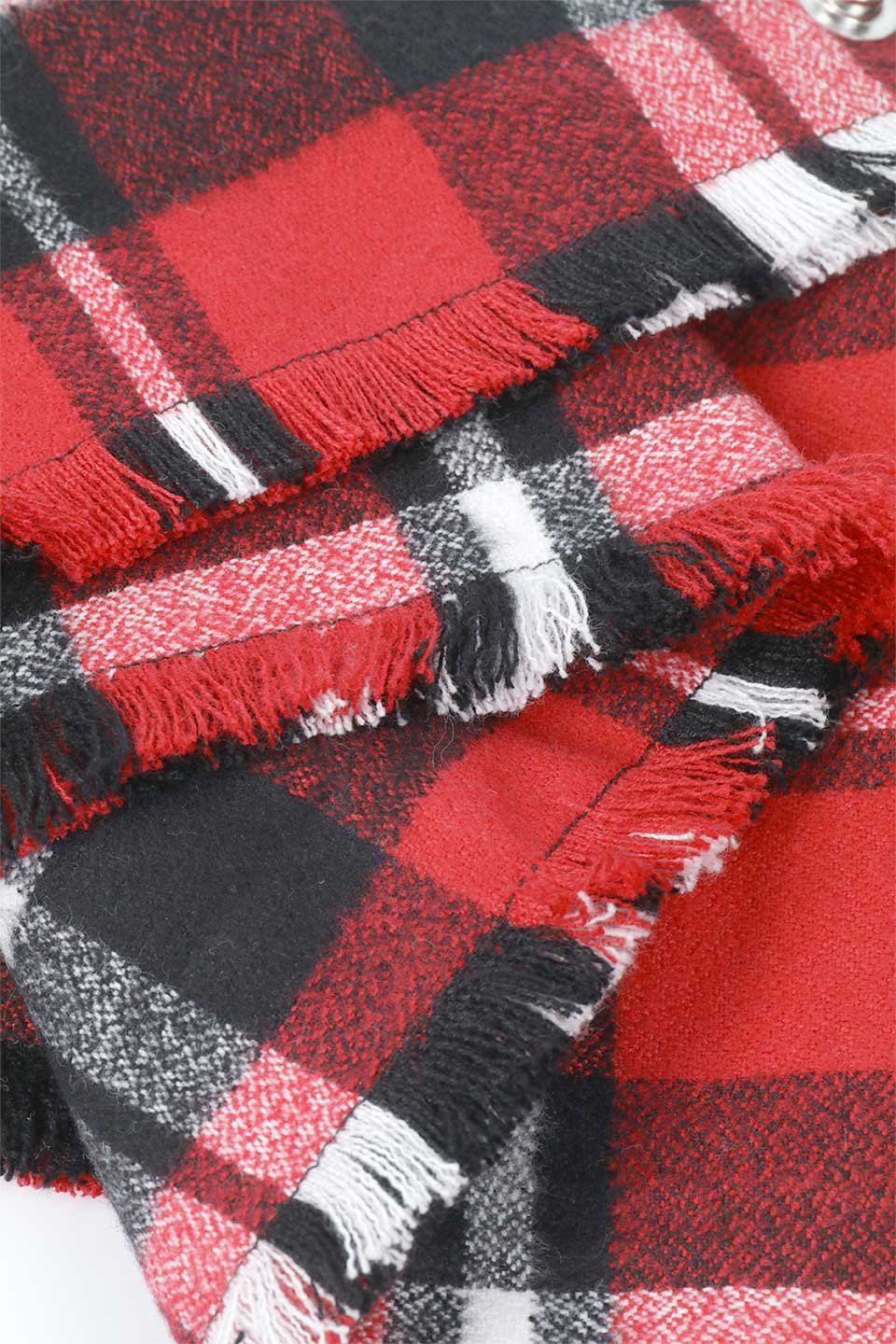 Klaus Fringed Flannel Dog Bandana クラウス・フリンジドッグバンダナ / DOGDOG GOOSE