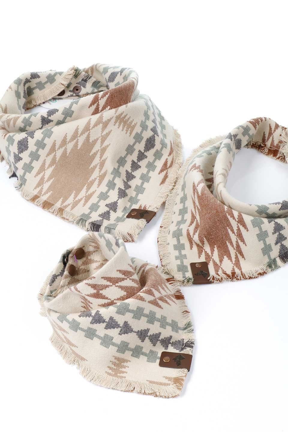 Tucson Luxe Fringed Flannel Dog Bandana ツーソン・フリンジドッグバンダナ / DOGDOG GOOSE