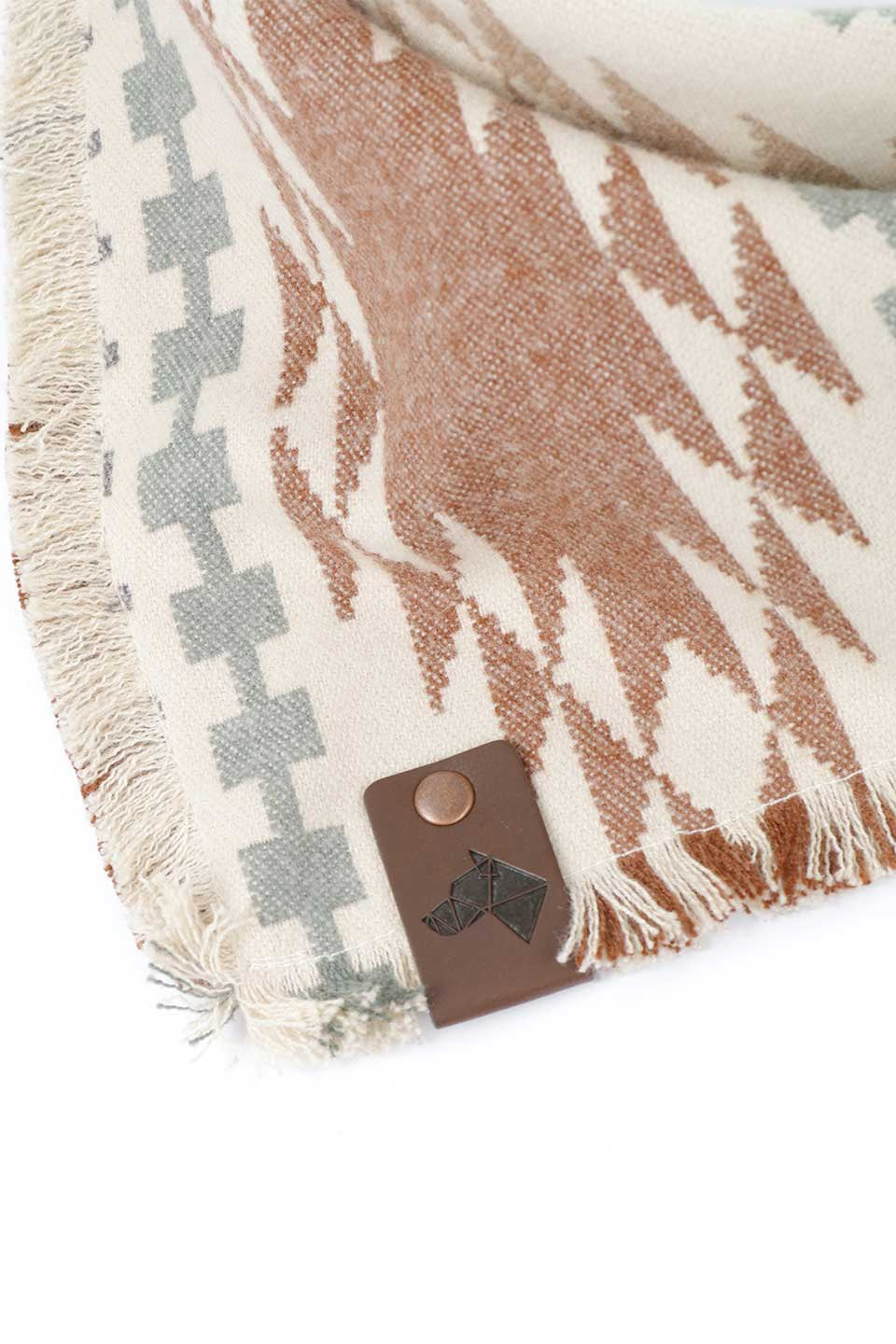 Tucson Luxe Fringed Flannel Dog Bandana ツーソン・フリンジドッグバンダナ / DOGDOG GOOSE
