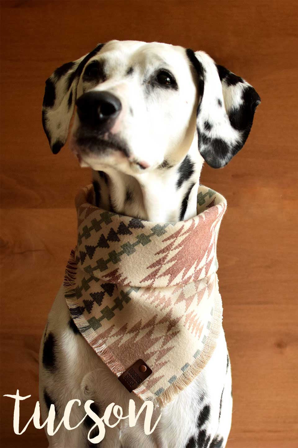 Tucson Luxe Fringed Flannel Dog Bandana ツーソン・フリンジドッグバンダナ / DOGDOG GOOSE