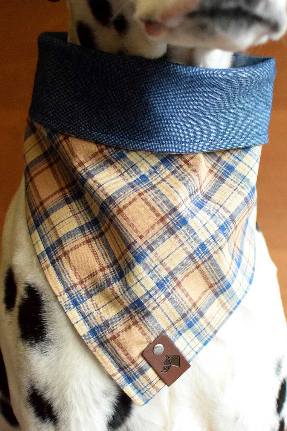 Caballo Fringed Flannel Dog Bandana カバージョ・フリンジドッグバンダナ / DOGDOG GOOSE