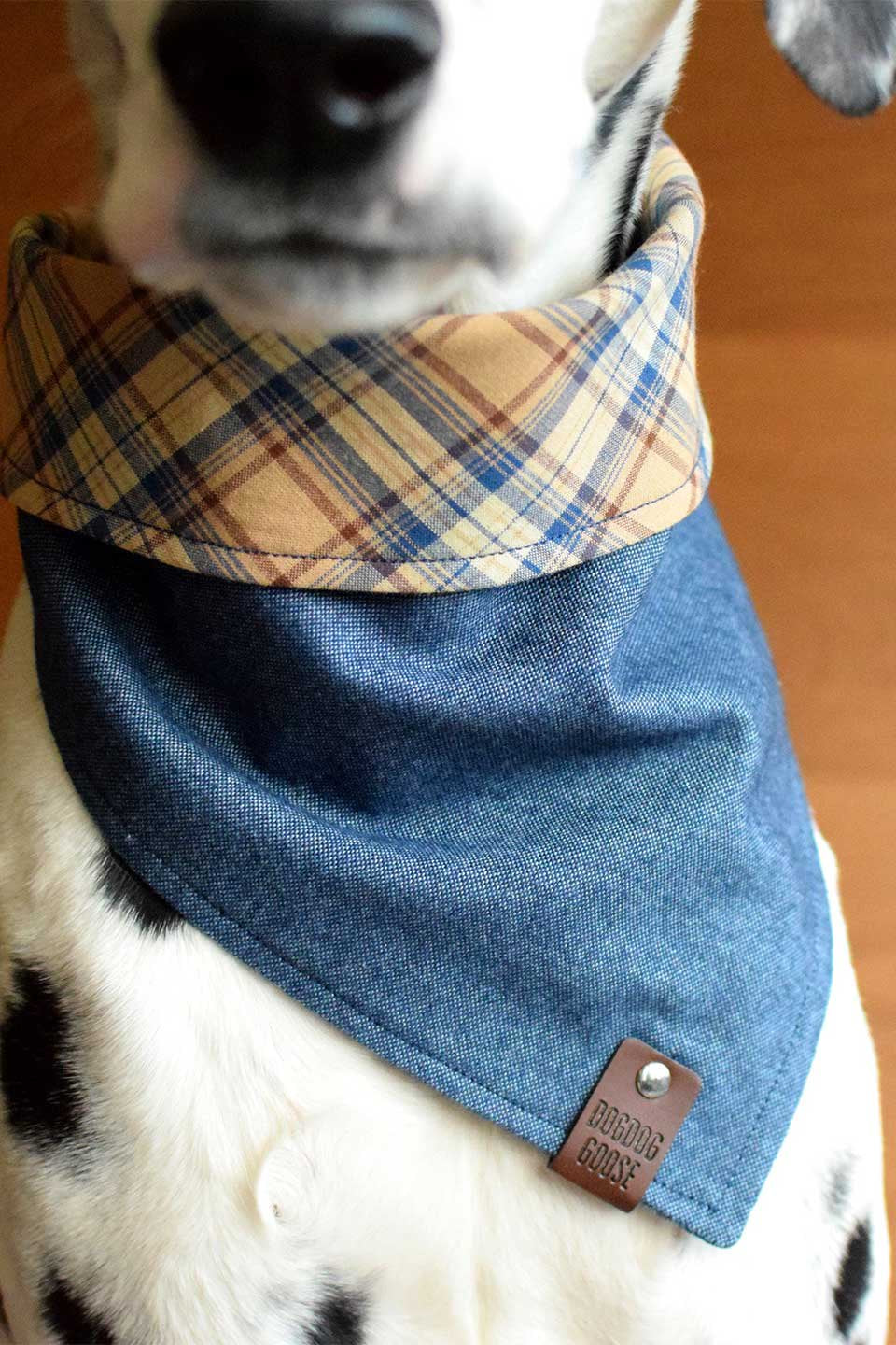 Caballo Fringed Flannel Dog Bandana カバージョ・フリンジドッグバンダナ / DOGDOG GOOSE