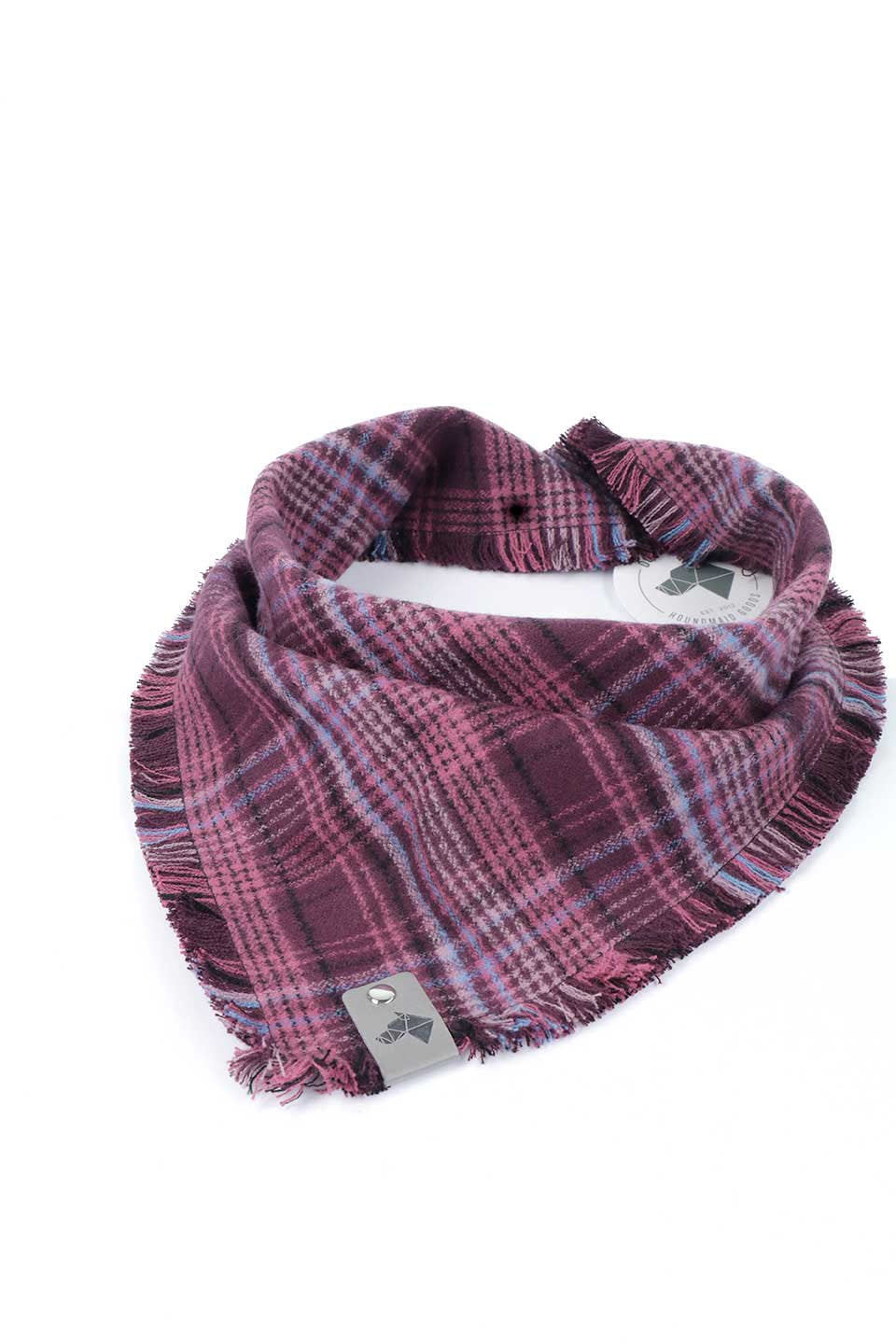 Lupine Fringed Flannel Dog Bandana ルパイン・フリンジドッグバンダナ / DOGDOG GOOSE