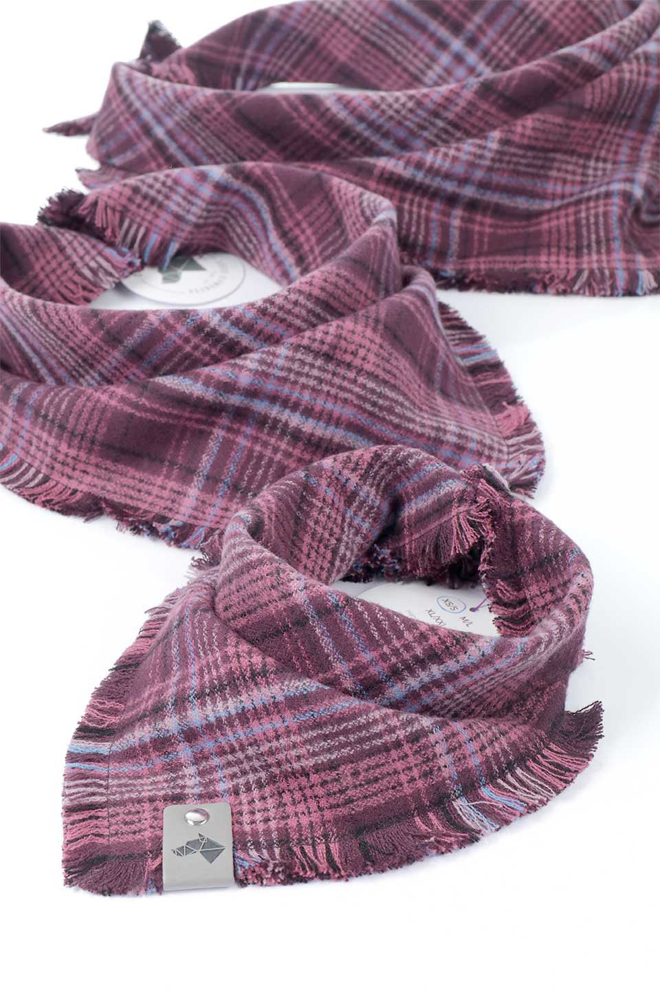 Lupine Fringed Flannel Dog Bandana ルパイン・フリンジドッグバンダナ / DOGDOG GOOSE