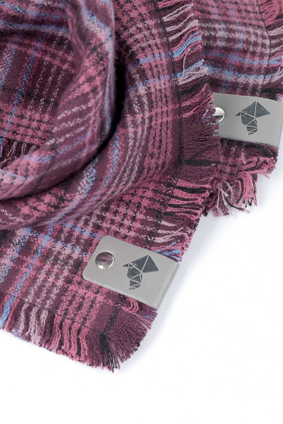 Lupine Fringed Flannel Dog Bandana ルパイン・フリンジドッグバンダナ / DOGDOG GOOSE