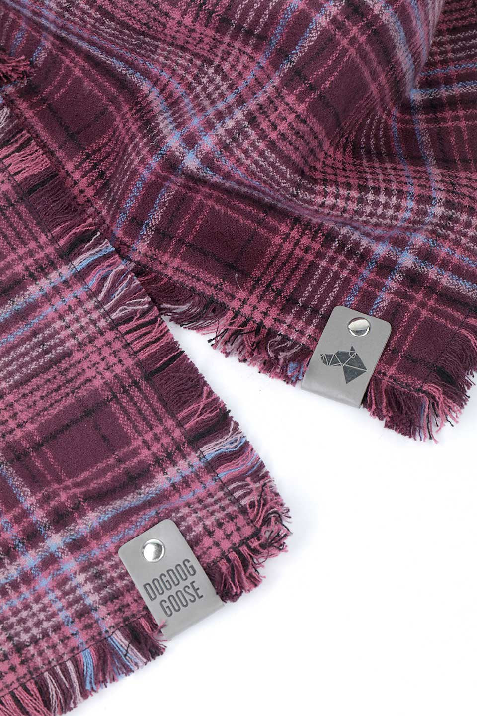Lupine Fringed Flannel Dog Bandana ルパイン・フリンジドッグバンダナ / DOGDOG GOOSE