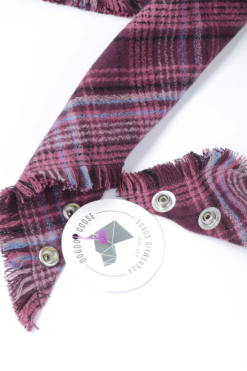 Lupine Fringed Flannel Dog Bandana ルパイン・フリンジドッグバンダナ / DOGDOG GOOSE