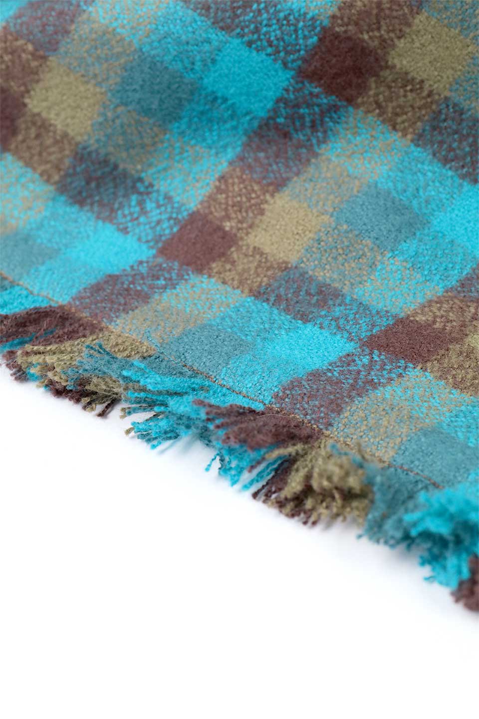 Evergreen Fringed Flannel Dog Bandana エバーグリーン・フリンジドッグバンダナ / DOGDOG GOOSE
