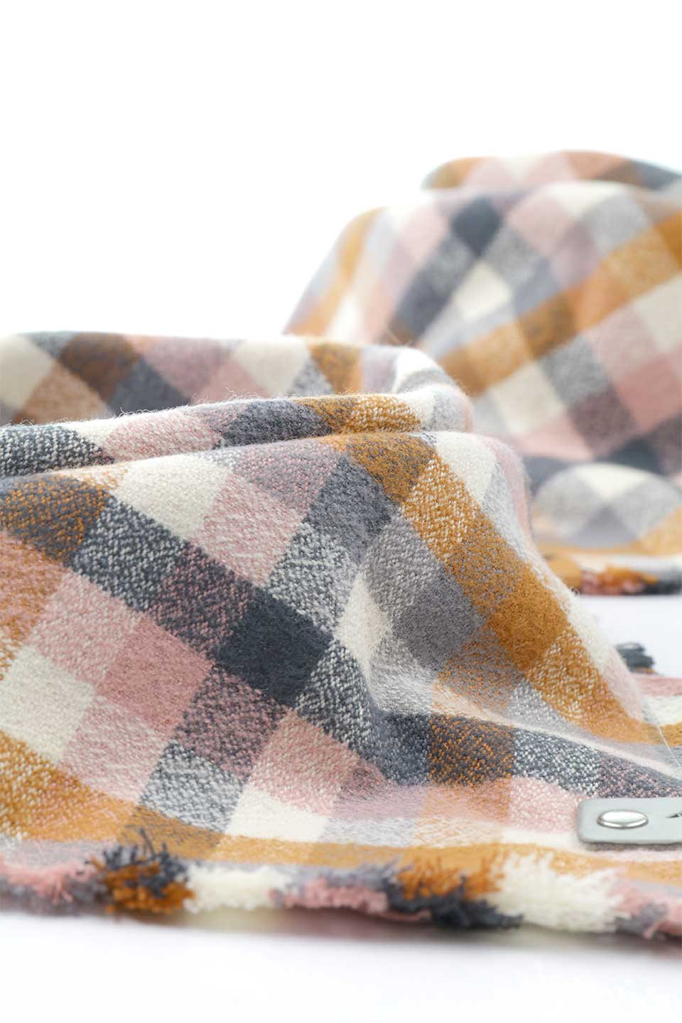 Copper Fringed Flannel Dog Bandana カッパー・フリンジドッグバンダナ / DOGDOG GOOSE