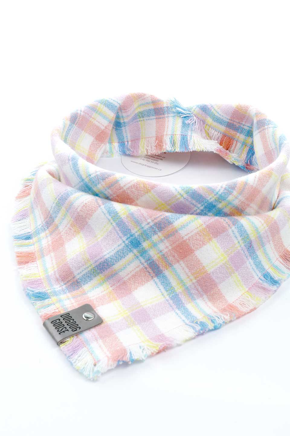 Aura Fringed Flannel Dog Bandana オーラ・フリンジドッグバンダナ / DOGDOG GOOSE