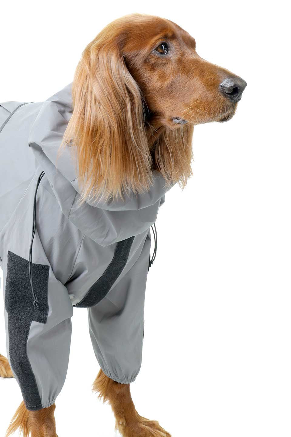 Reflective Full Body Suit 反射素材・犬用レインコート