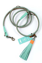 Johnny Cash Leather Dog Lead / DOG WITH A MISSION