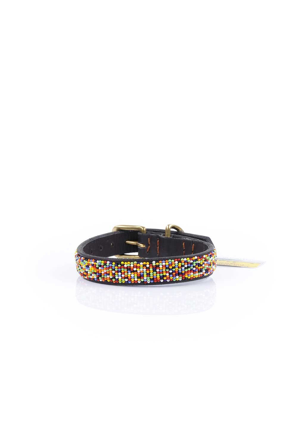 Confetti Beaded Dog Collar 12" コンフェッティ・ビーズドッグカラー / by THE KENYAN COLLECTION