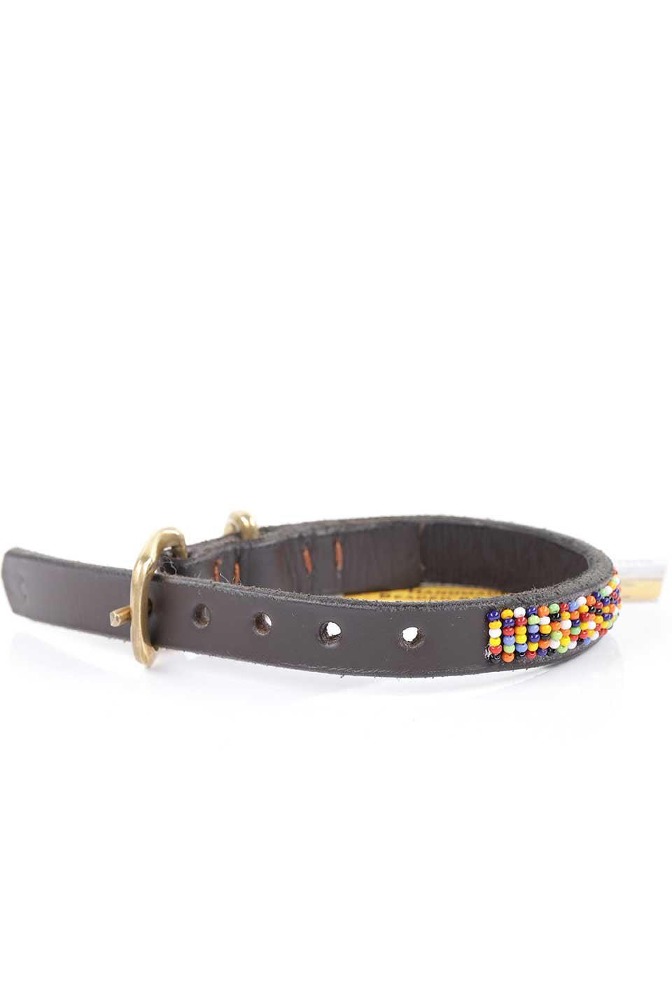 Confetti Beaded Dog Collar 8" コンフェッティ・ビーズドッグカラー / by THE KENYAN COLLECTION