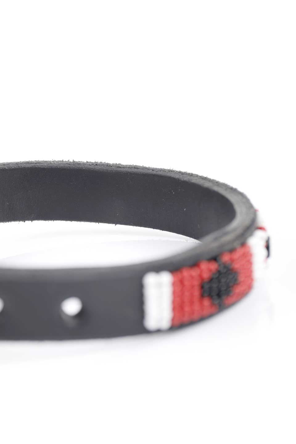 Maasai Shield Beaded Dog Collar 10" マサイシールド・ビーズドッグカラー / by THE KENYAN COLLECTION