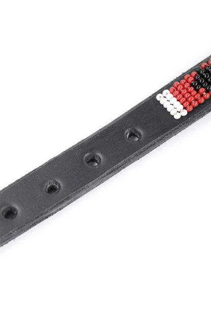 Maasai Shield Beaded Dog Collar 10" マサイシールド・ビーズドッグカラー / by THE KENYAN COLLECTION