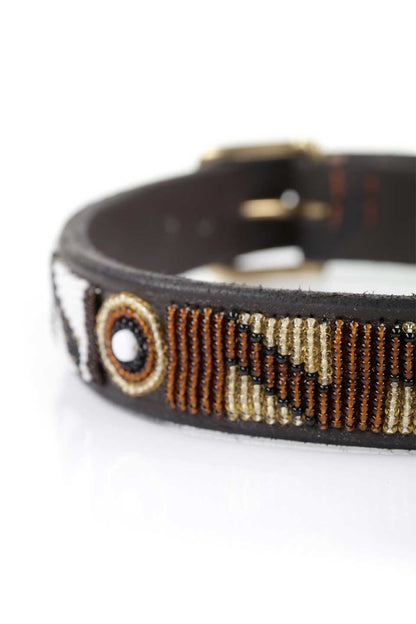 Earth Beaded Dog Collar 18" アース・ビーズドッグカラー / by THE KENYAN COLLECTION