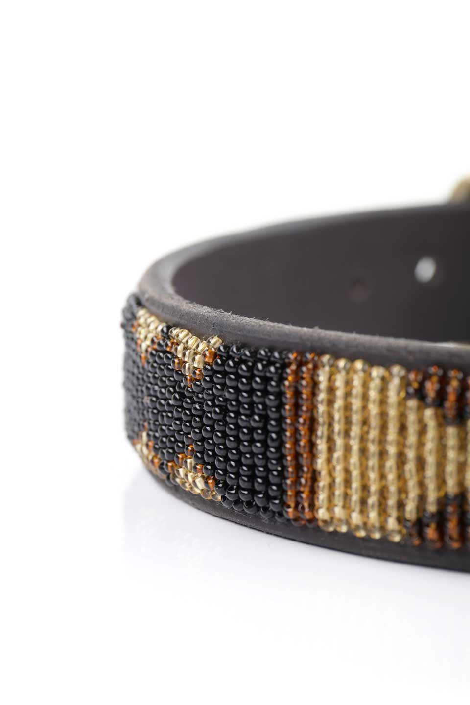 Earth Beaded Dog Collar 16" アース・ビーズドッグカラー / by THE KENYAN COLLECTION