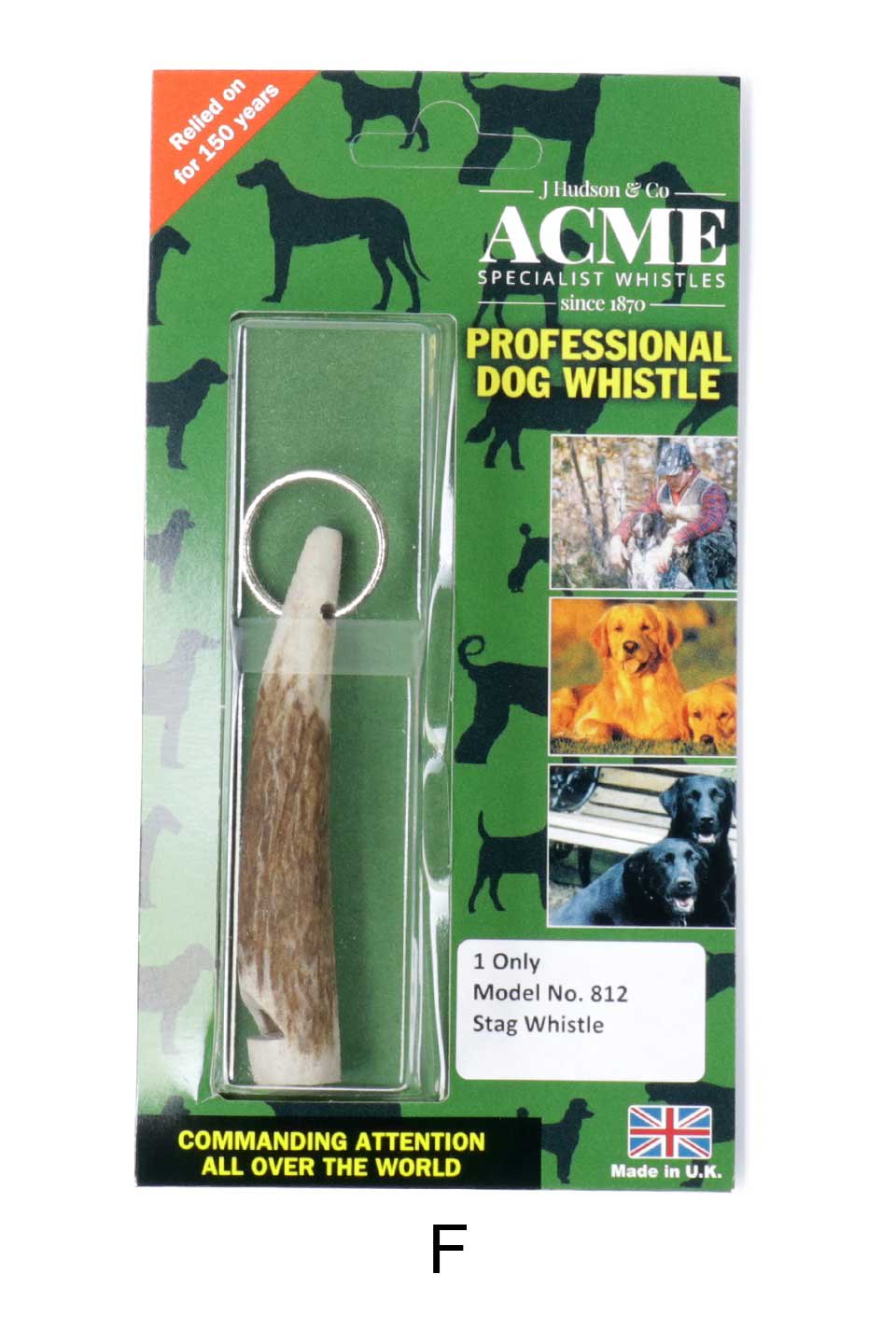 Stag Horn Whistle 2-Tone 鹿角製・２トーンドッグホイッスル / Acme