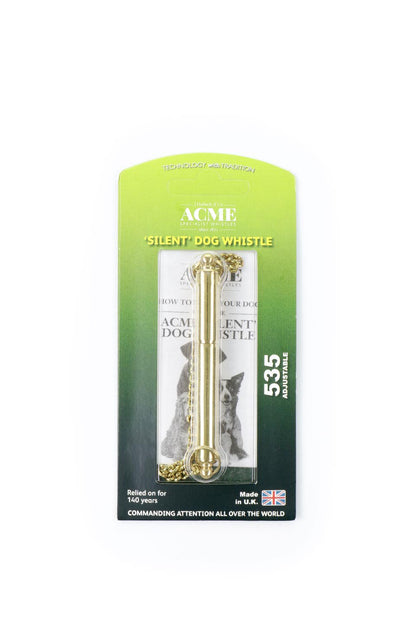 Acme Silent Dog Whistle (Brass) アクメ社・サイレントドッグホイッスル（ポリッシュブラス） / Acme