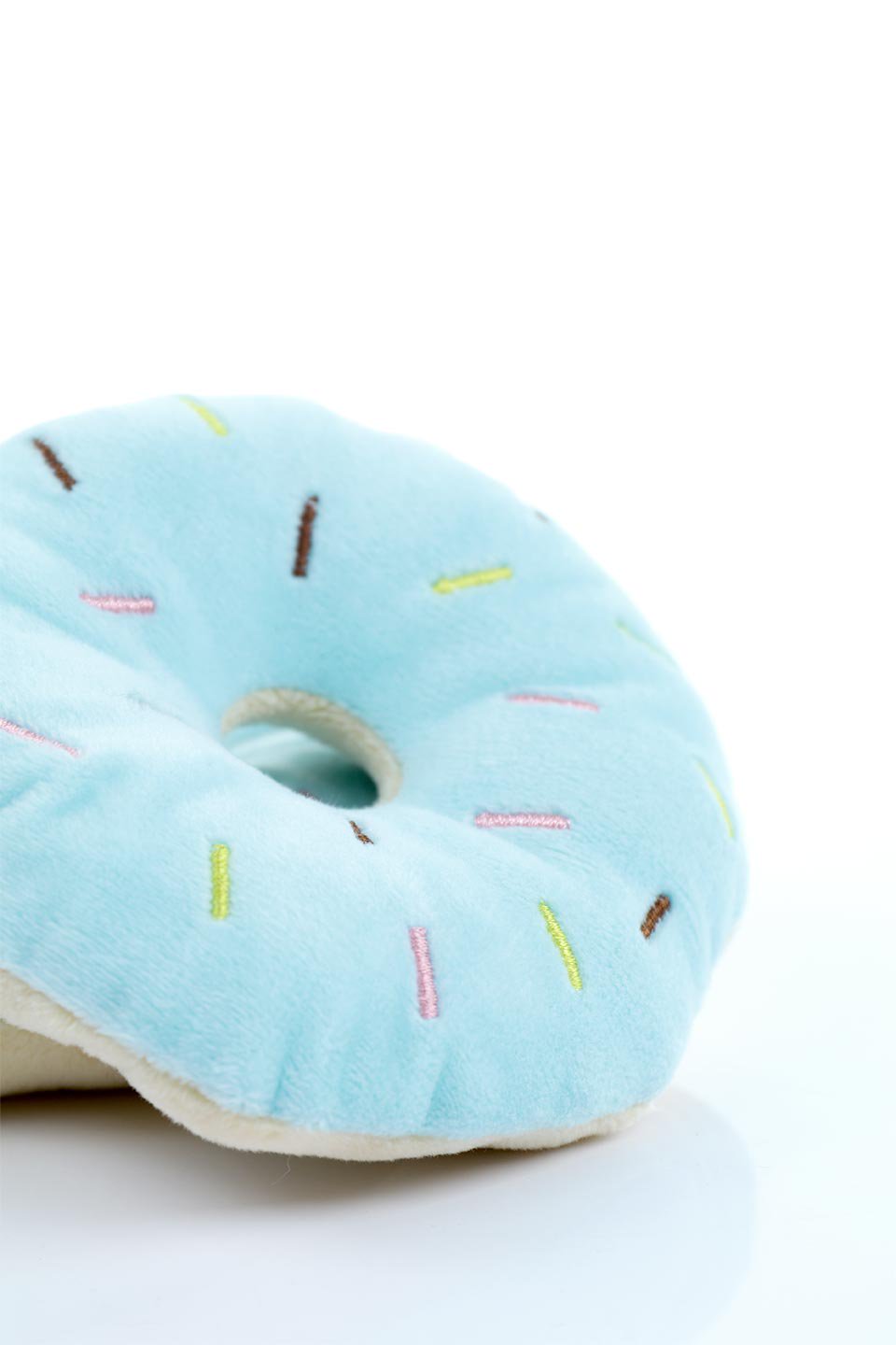 Plush Doughnut Dog Toy カラフルドーナツ・犬用オモチャ